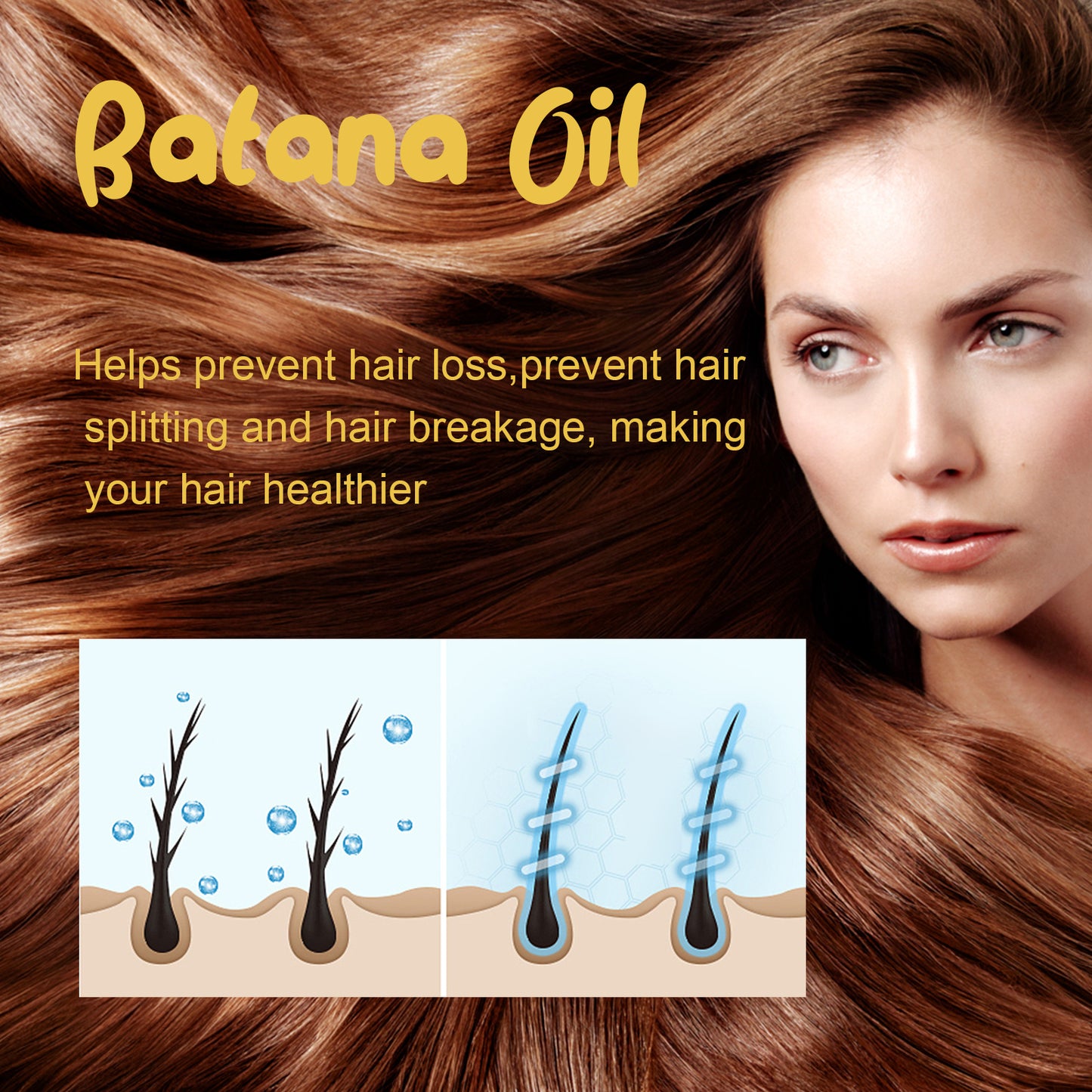 Dry And Frizzy Hair Smooth And Thick Hair Oil