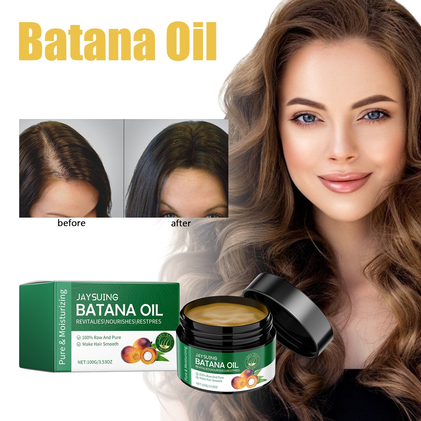 Dry And Frizzy Hair Smooth And Thick Hair Oil