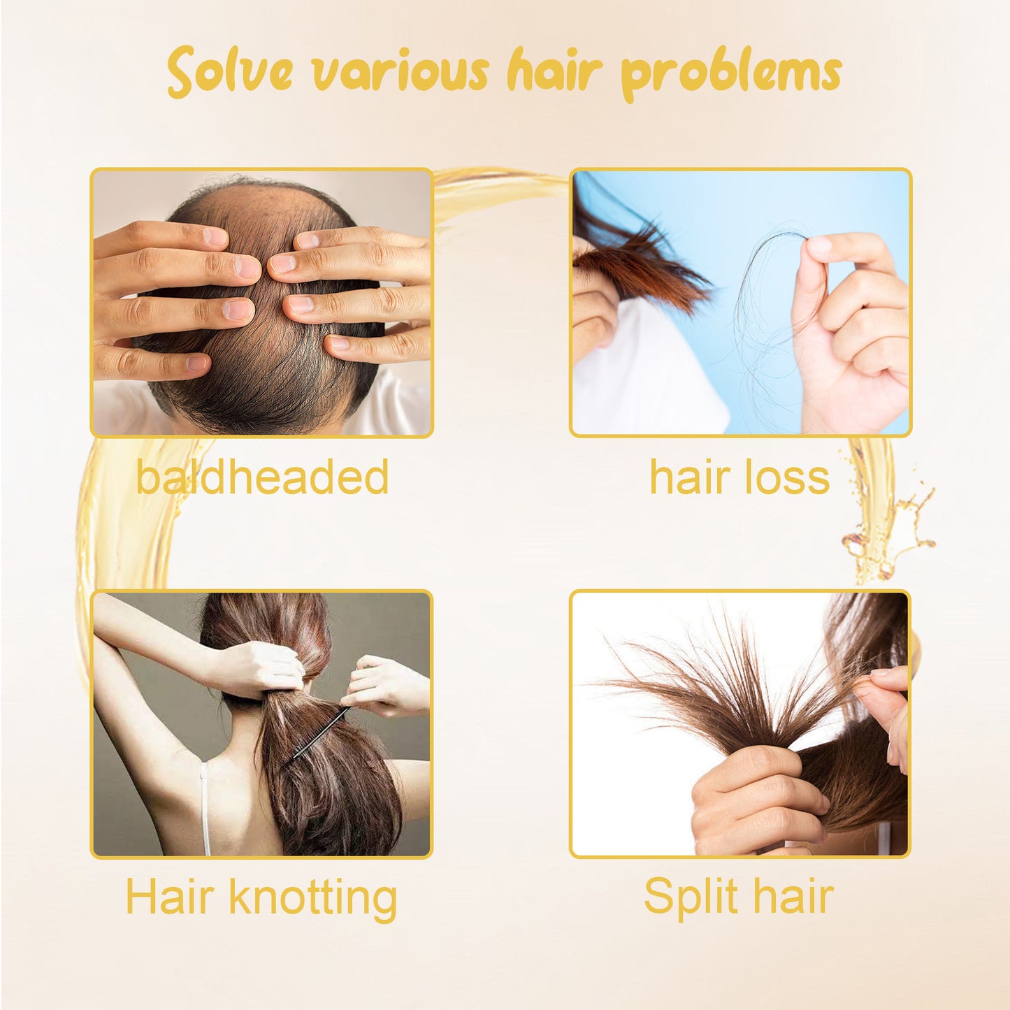 Dry And Frizzy Hair Smooth And Thick Hair Oil